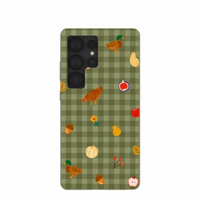 Hybrid Grip Finish Forest Floor Harvest Folk Samsung Galaxy S25 Ultra Case