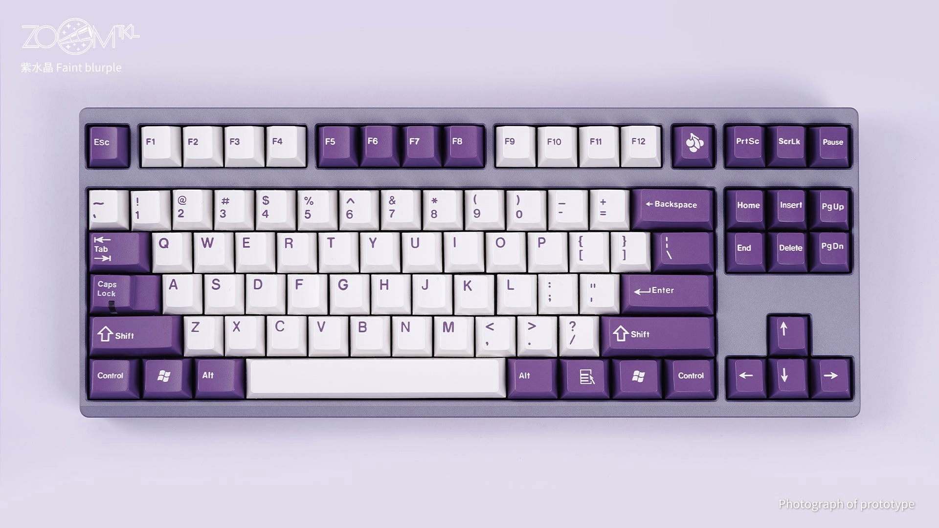 [Limited Stock] ZOOM TKL ESSENTIAL EDITION-Faint Blurple Minimal Fashion Style Trendy Accessory Design