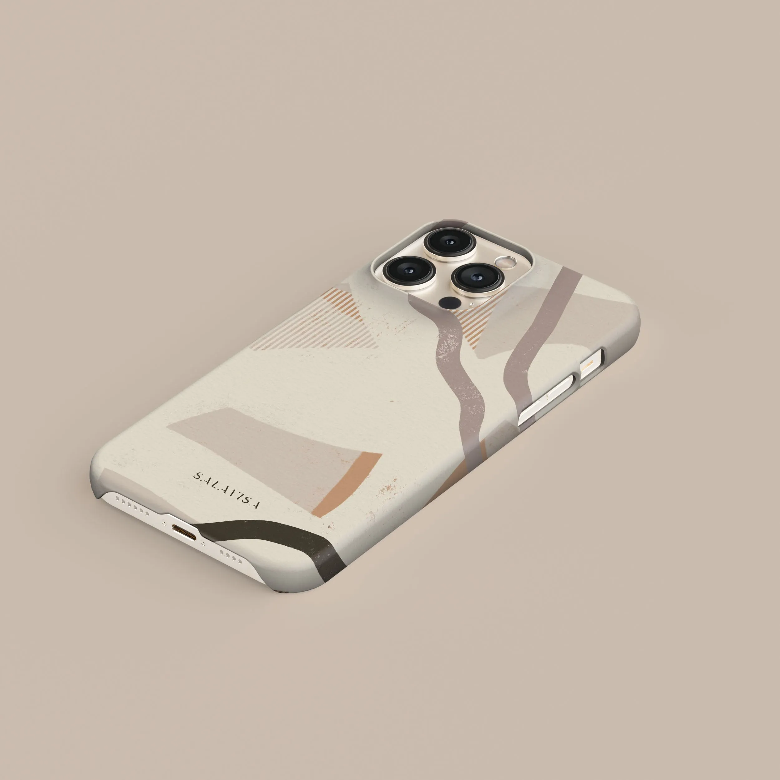 Protective Edge Layer Scratch Guard Coffee Organic Phone Case