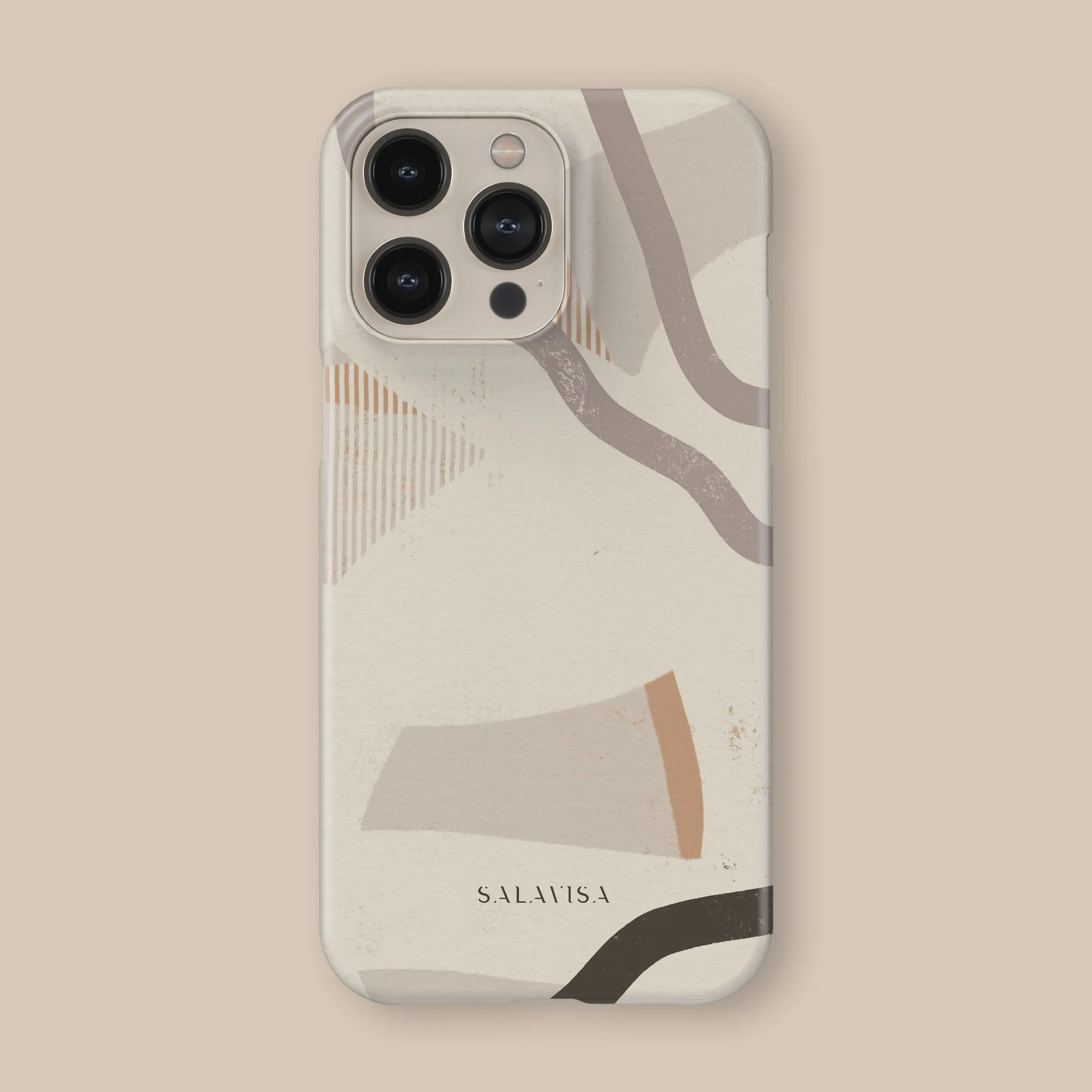 Comfort Grip Soft Edge Texture Coffee Organic Phone Case
