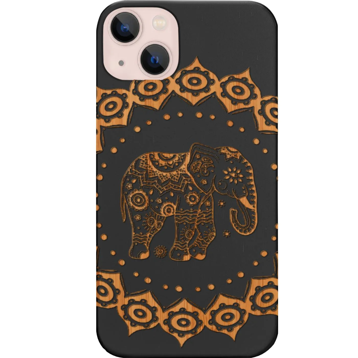 Elephant Mandala 1 - Engraved Phone Case Durable Design