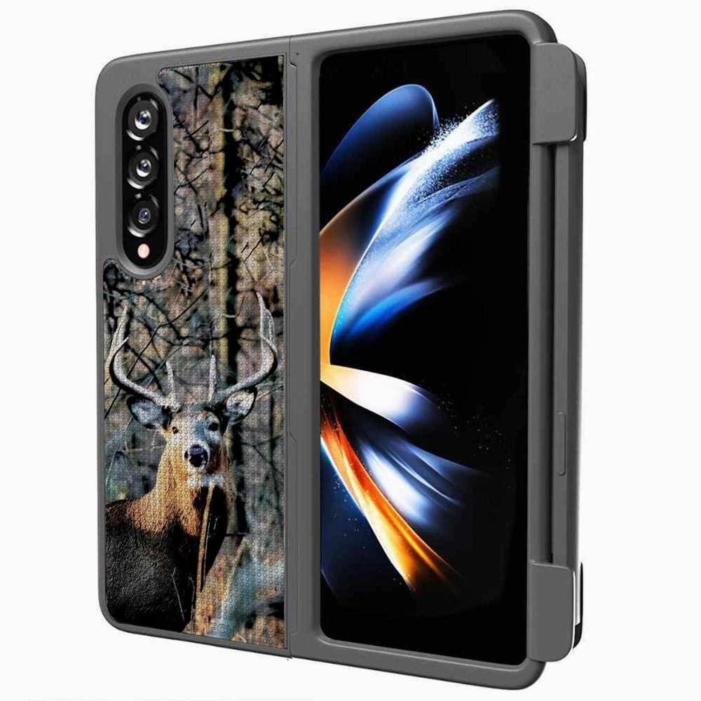 Samsung Galaxy Z Fold 4 Belt Clip Holster Phone Case (Pen Holder Edition) Luxury Feel Protective Build