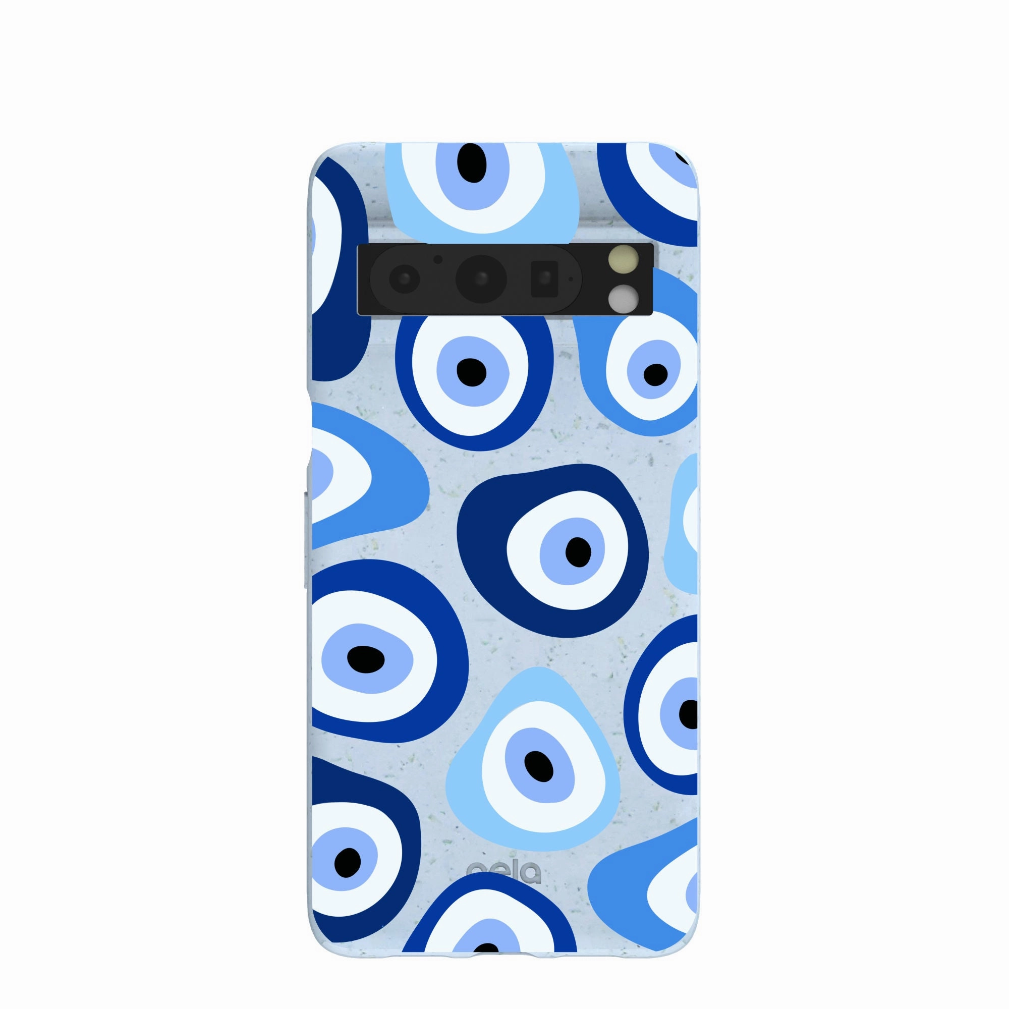Powder Blue Evil Eye Google Pixel 8 Pro Case Stylish frame