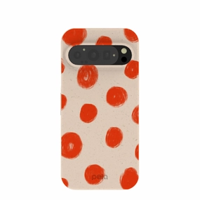 Simple Finish Seashell Cheery Dots Google Pixel 9/9 Pro Case
