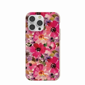 Seashell Painted Petals iPhone 14 Pro Max Case Printed Artwork Sleek Edge Design