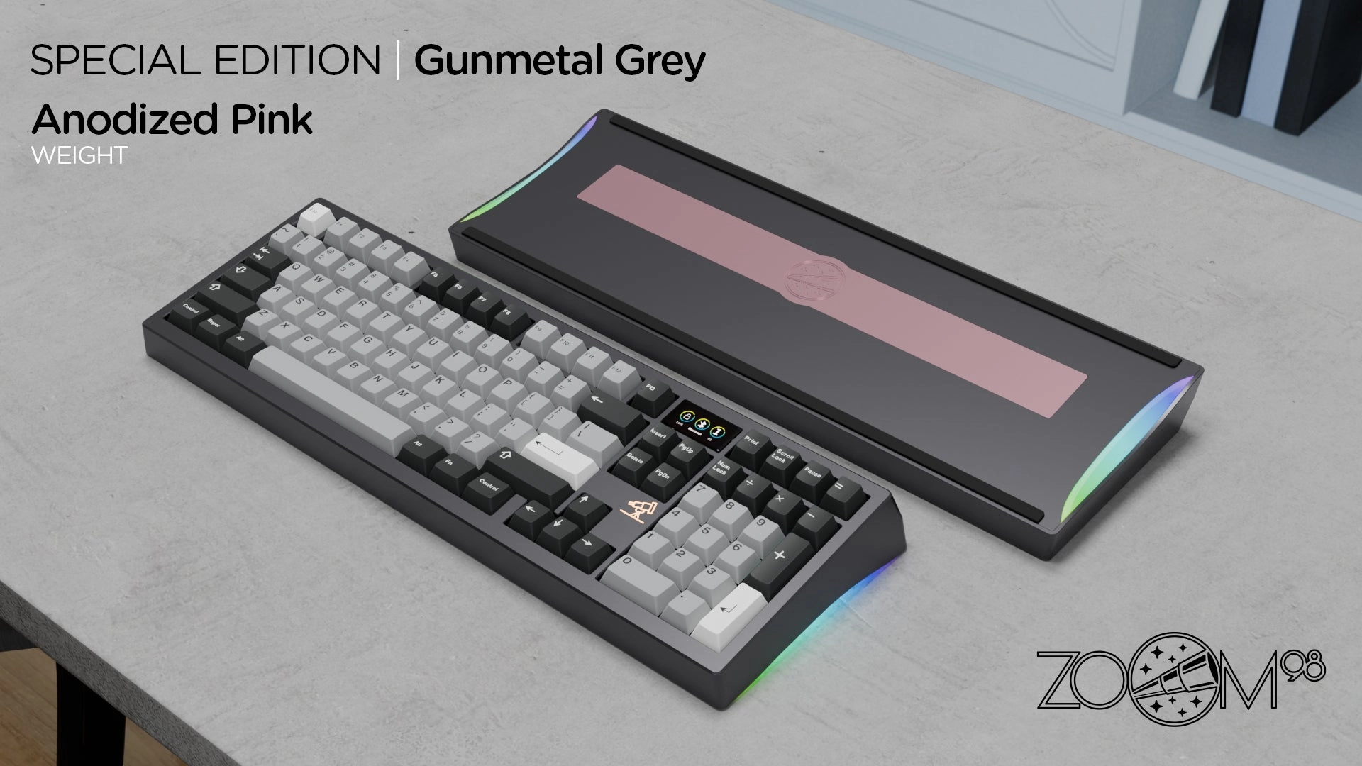 Sporty Look Design All weather Zoom98 SE Gunmetal Gray-New Color