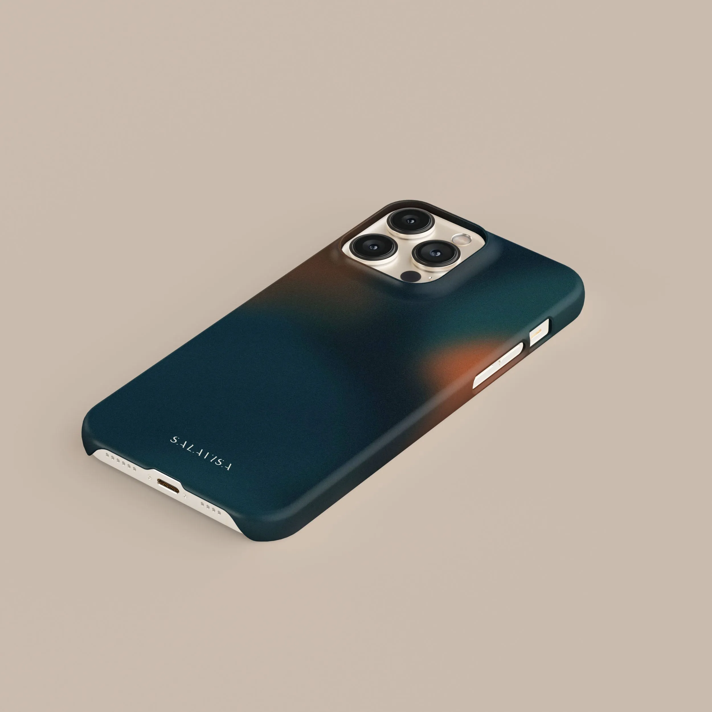 Patterned Design Ember Teal Phone Case