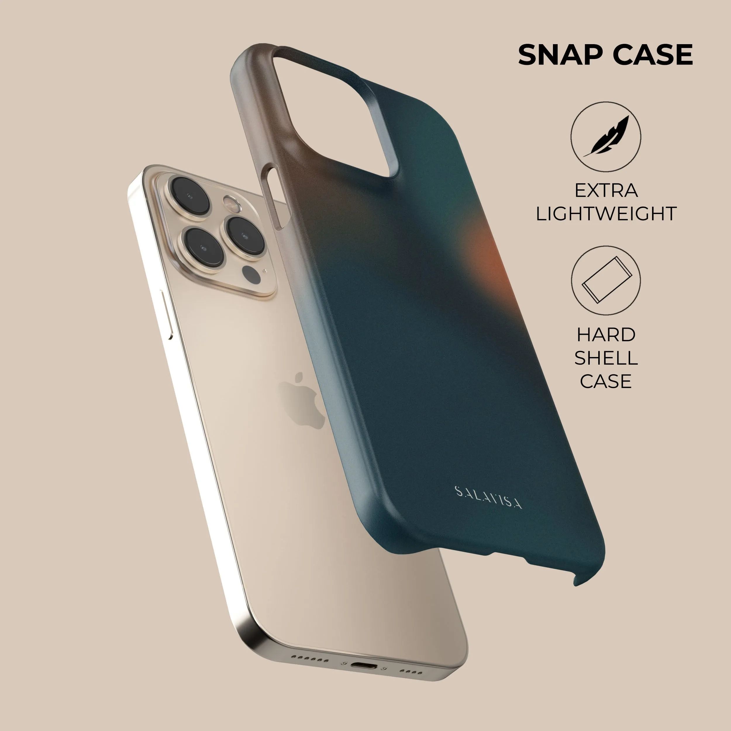 Smooth Craftsmanship Screen Bumper Ember Teal Phone Case
