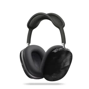 vivid lightweight ergonomic leather airpods case Simple Silicone Cover Black Watercolor AirPods Max Case