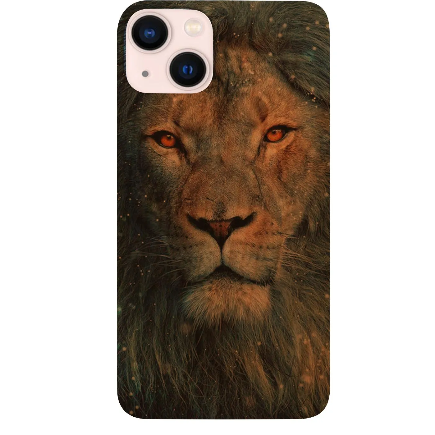 Lion Face Snow - UV Color Printed Phone Case Polished Surface
