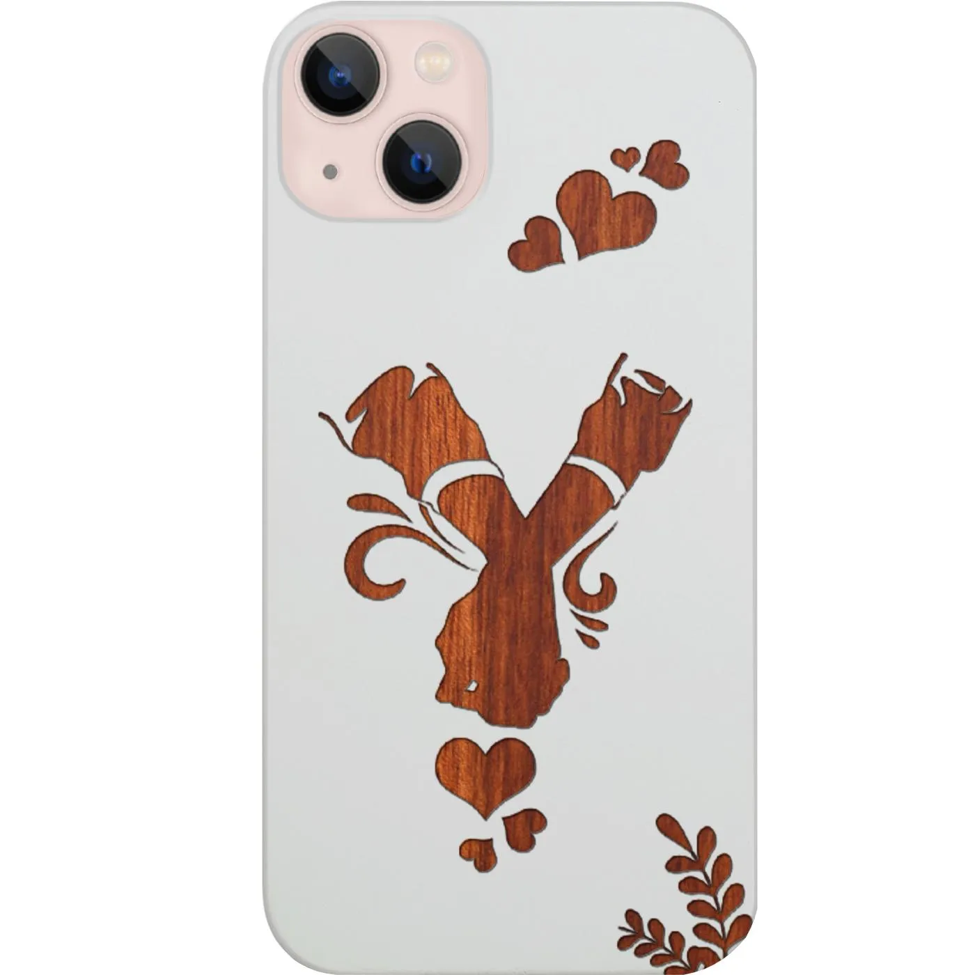 Polished Style Color Pattern Love Forever - Engraved Phone Case
