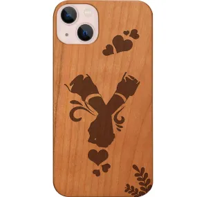 metal frame Love Forever - Engraved Phone Case