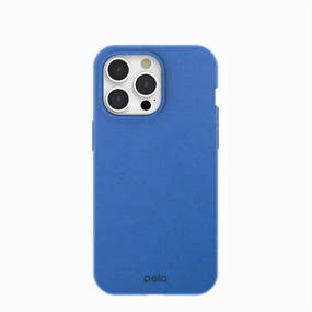 Electric Blue iPhone 15 Pro Max Case Simple Style Ergonomic form