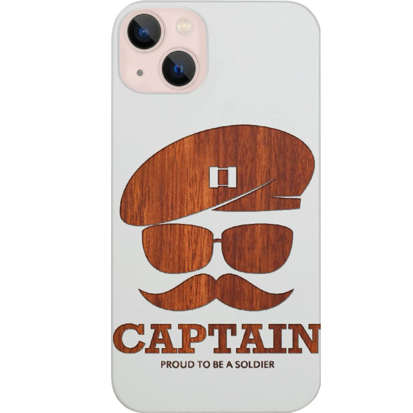 Outdoor Design Army Rank Captain - Engraved Phone Case
