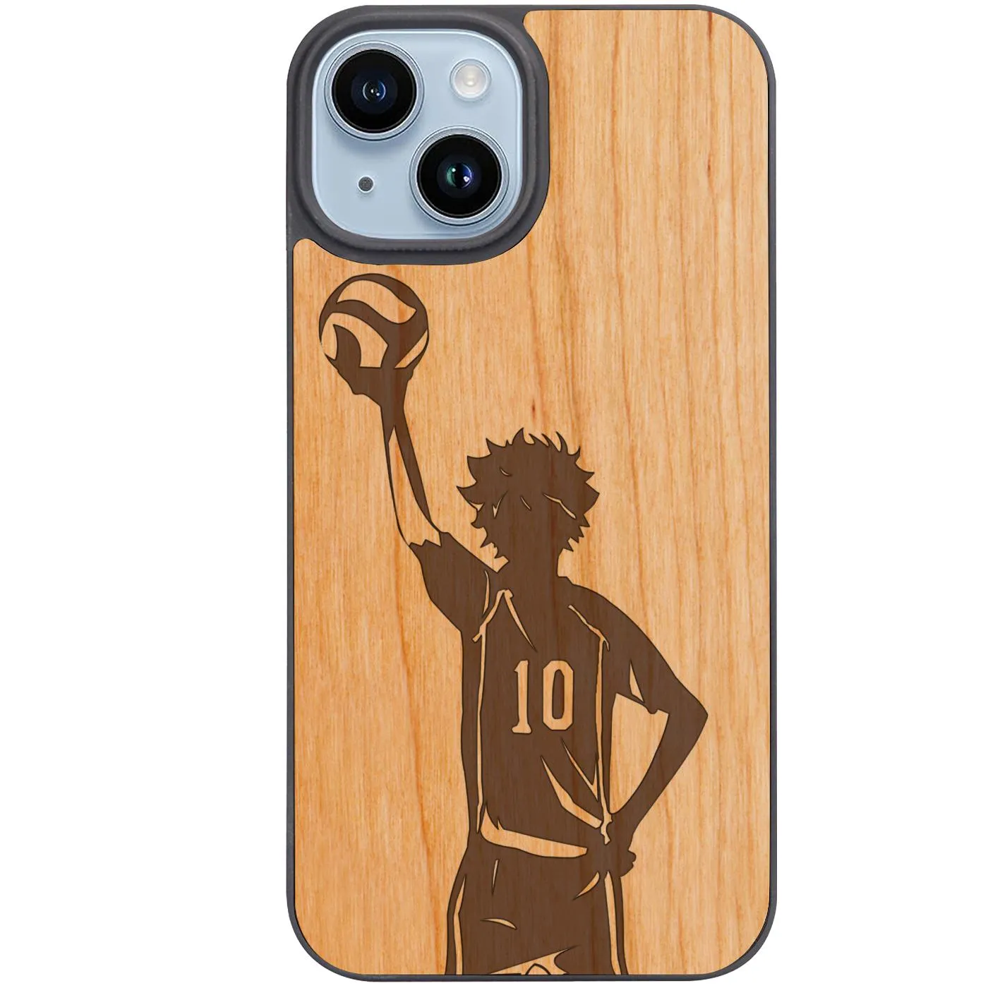 Color Finish Sleek Appearance Basketball - Engraved Phone Case