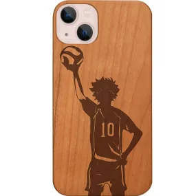 Ergonomic form Polished Texture Basketball - Engraved Phone Case