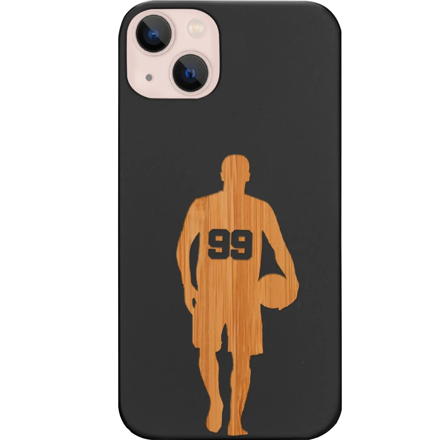 Minimal Feature Basketball Player 3 - Engraved Phone Case