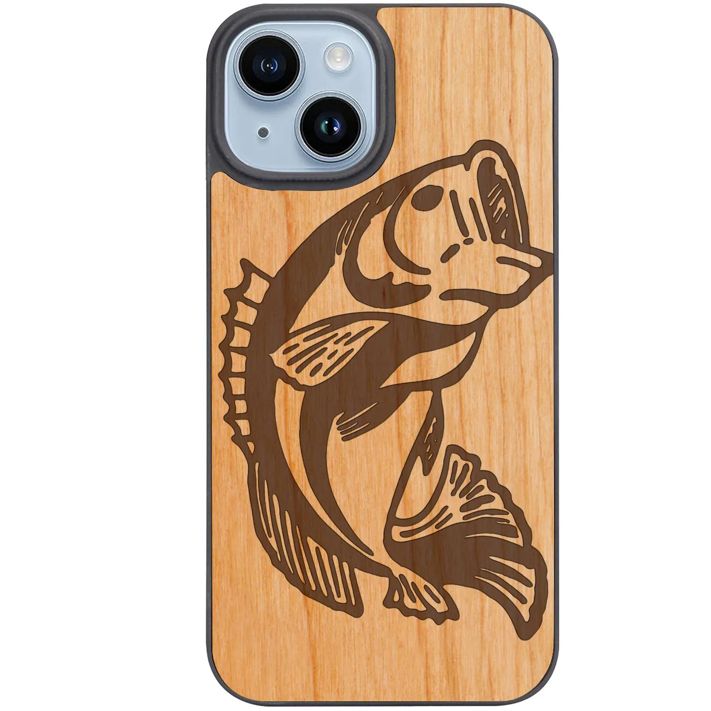 Bass Fish - Engraved Phone Case Trendy Design Protective Detailing