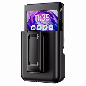 Battery Belt Clip Holster for Motorola Razr 40 / Razr (2023) Durable Finish Layer Stylish Detail Layer