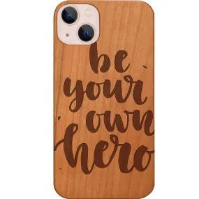 Hybrid Pattern Texture Hybrid Pattern Design Be Your Own Hero - Engraved Phone Case