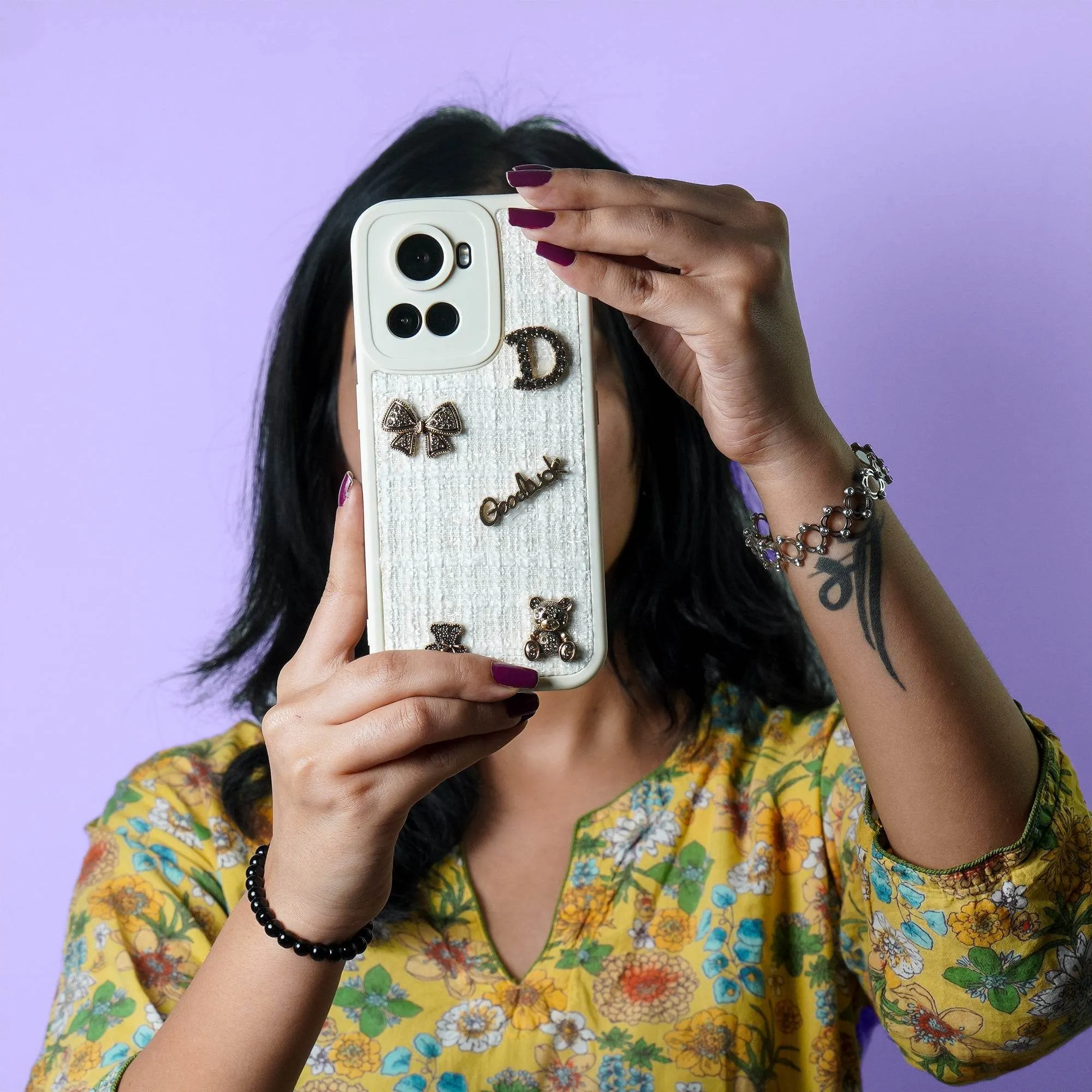 Bear Bling Cloth Texture Case - OnePlus Minimal Build Texture Hybrid Build