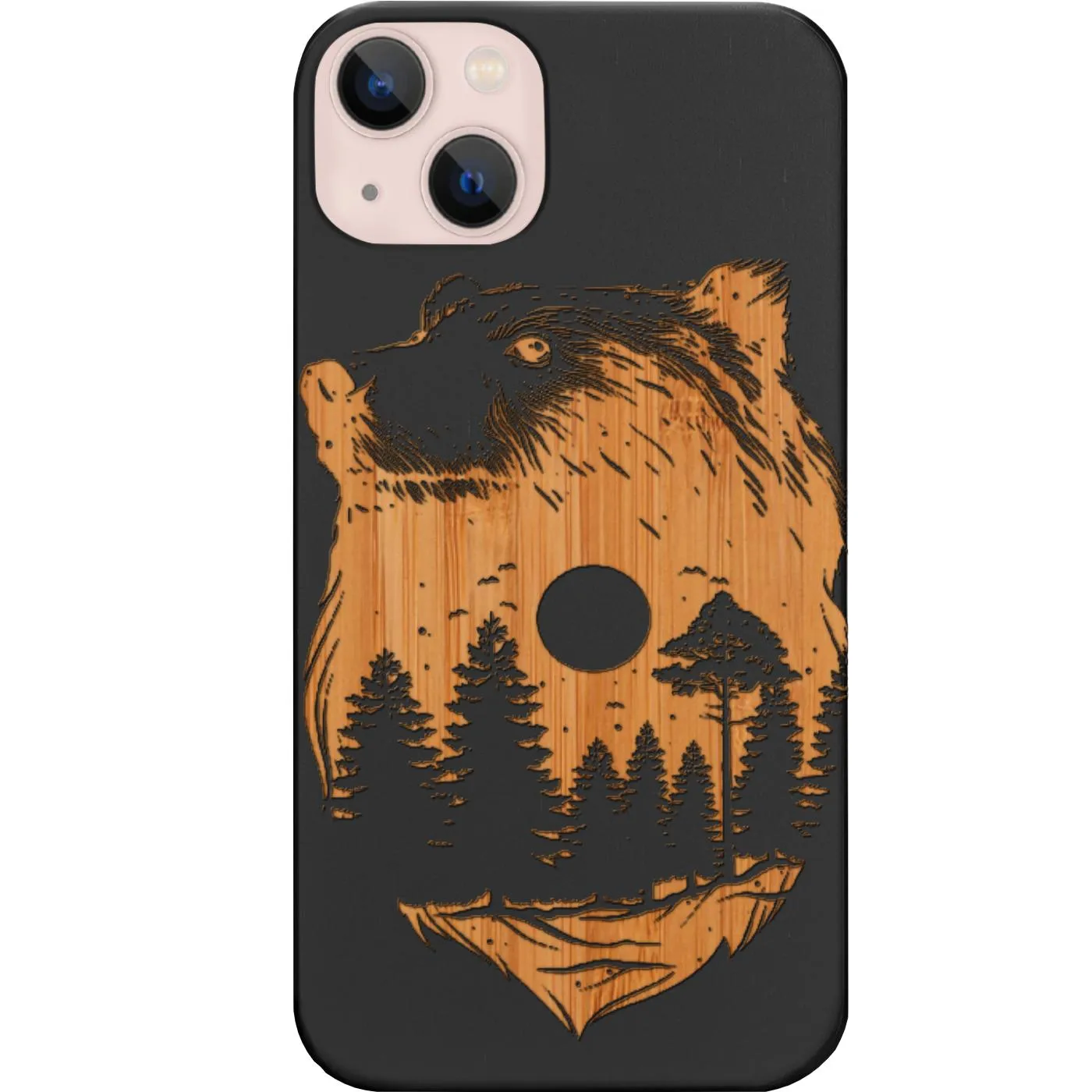 Bear Landscape 1 - Engraved Phone Case Stylish Detailing