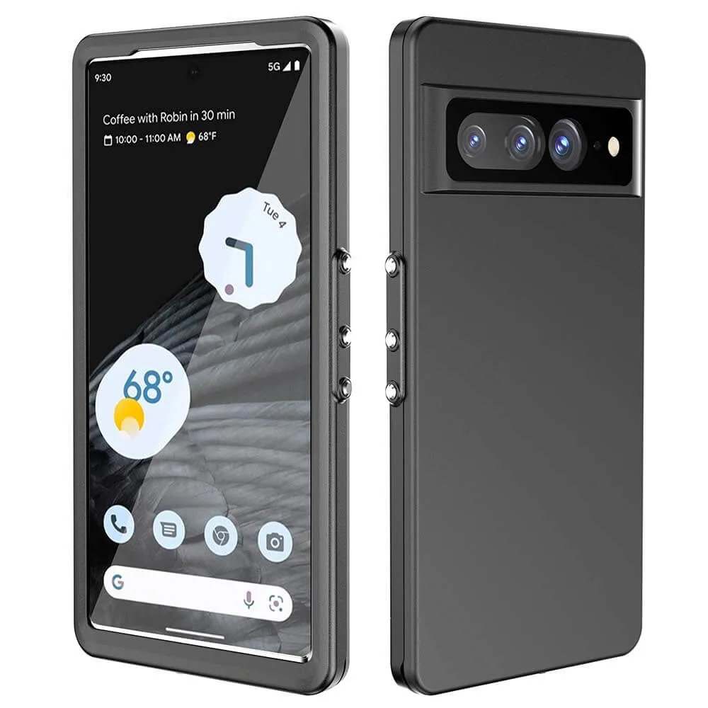 Beeasy Pixel 7/7A/ 7 Pro Waterproof Case with Shockproof Casual Texture Minimal Feature