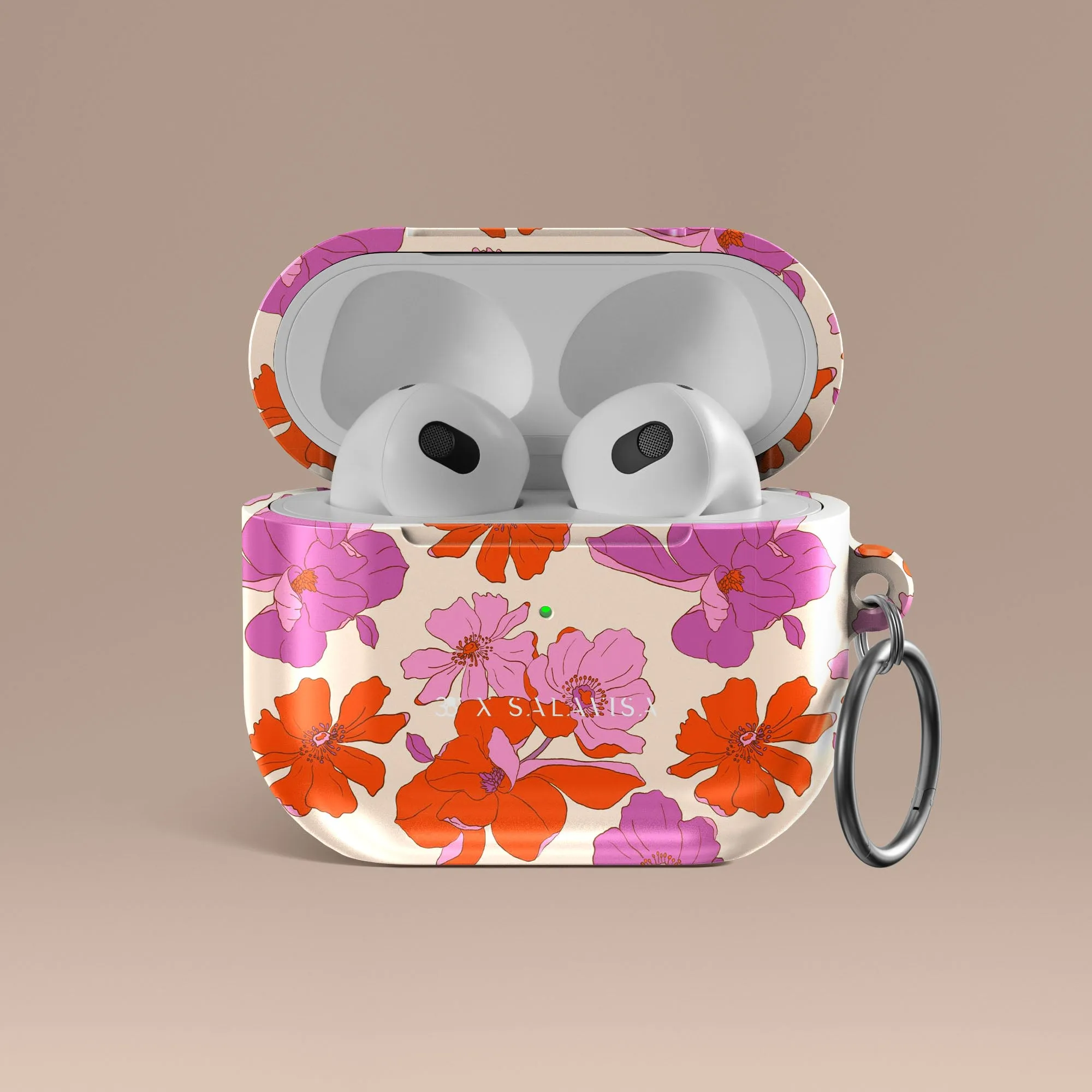 Everyday Audio Gear colorful airpods travel case Begonia AirPods Case