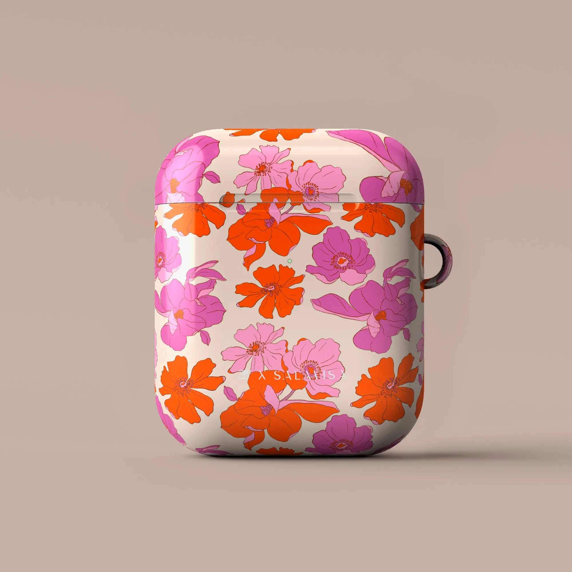 Begonia AirPods Case soft pastel commuter handmade protector for weekend trips