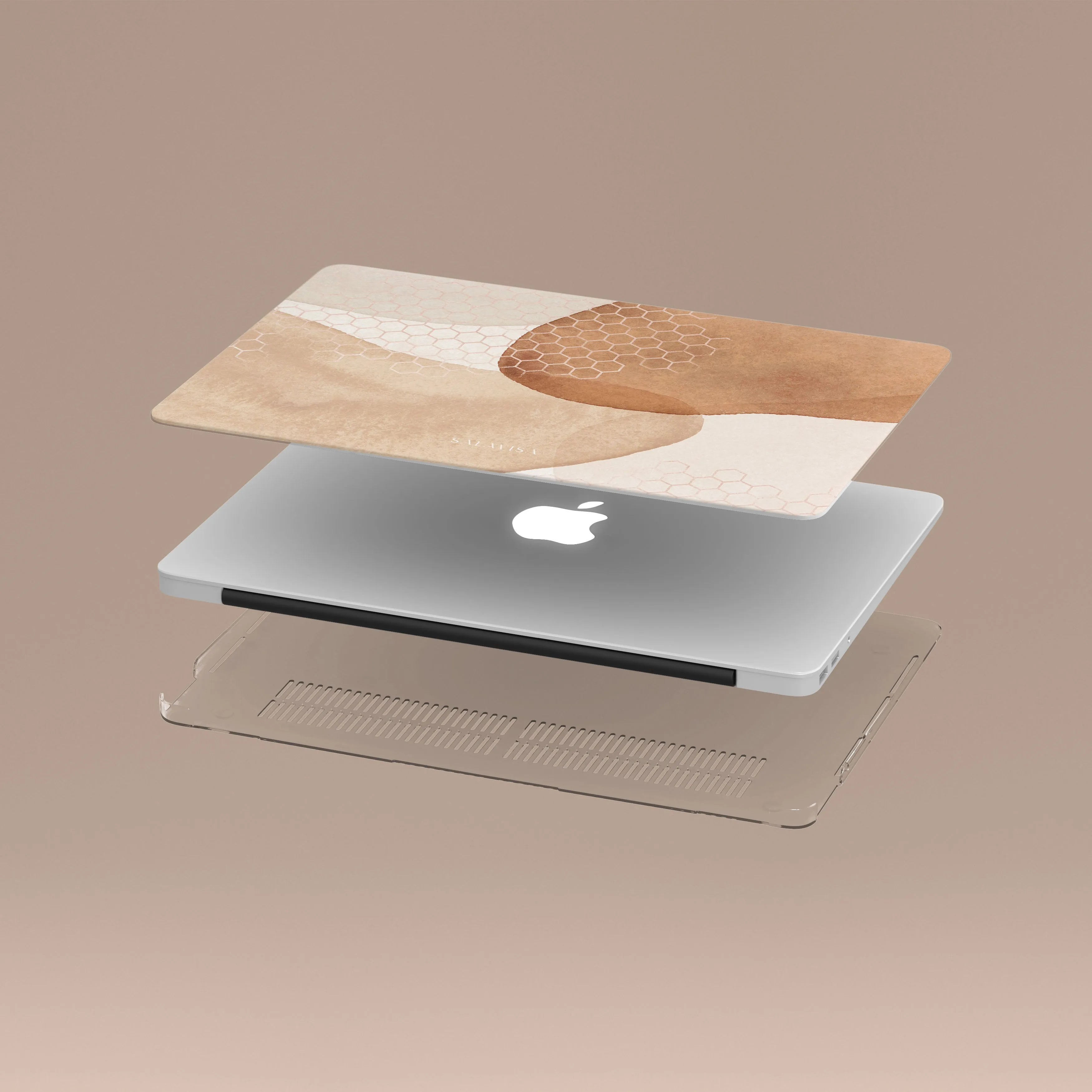 Slim Fitment premium design Beige Aesthetic MacBook Case