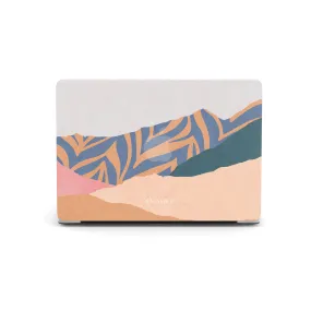Beige Blissful MacBook Case Soft Silicone Marble Texture