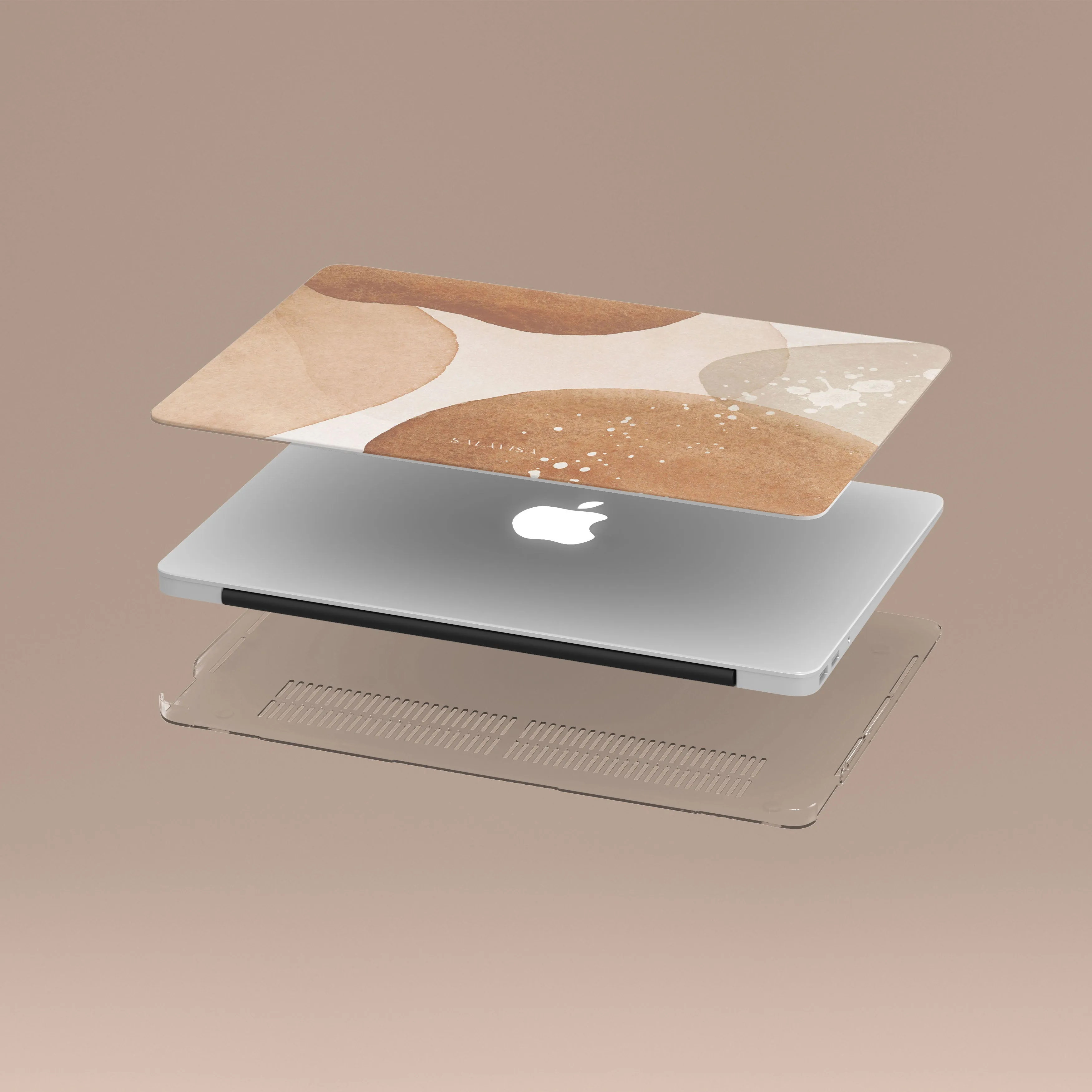 Beige Crush MacBook Case Soft Edge Detail