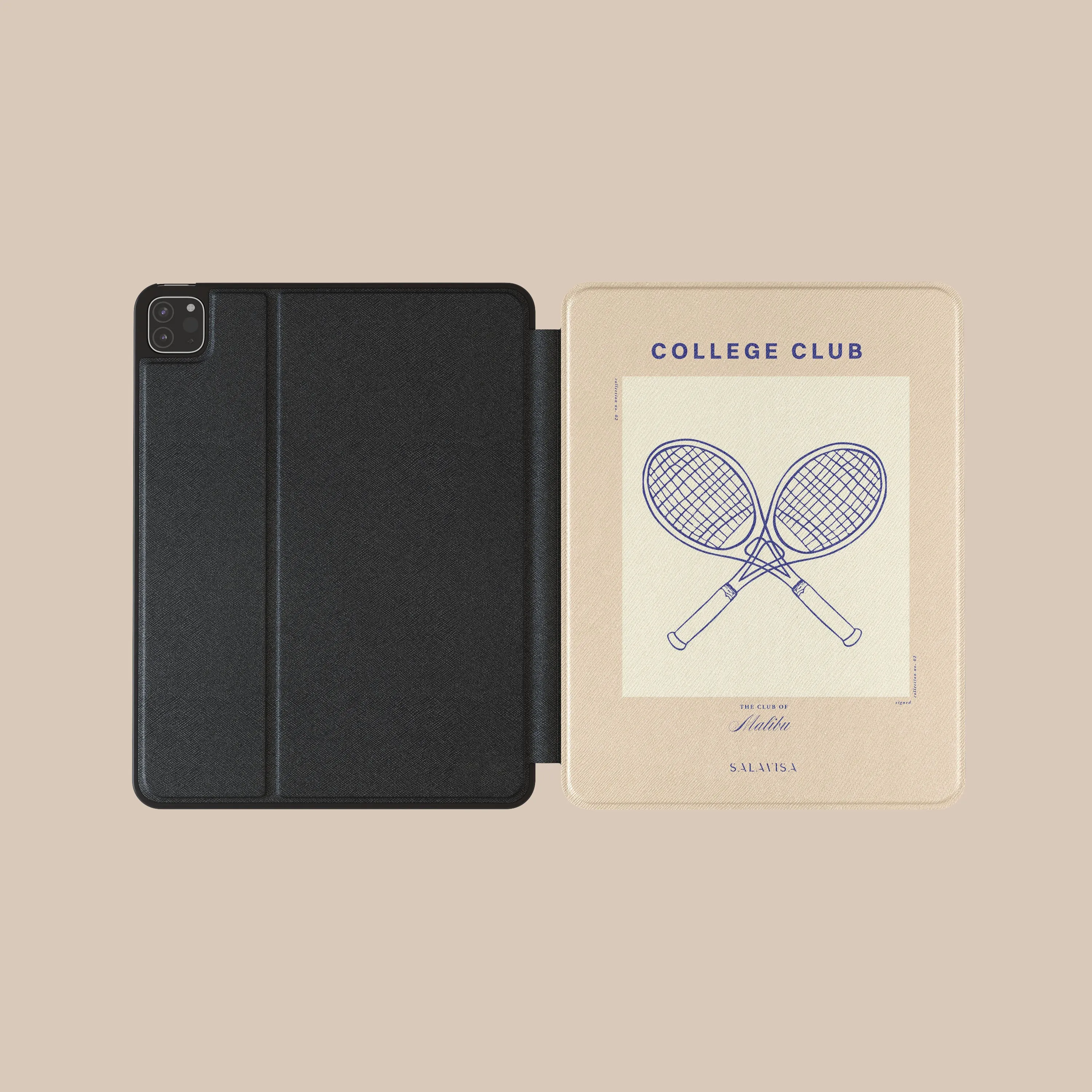 modern grip protector Beige Malibu Club iPad Case