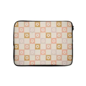 Beige Splendor Laptop Sleeve Fashion Forward Classic Texture