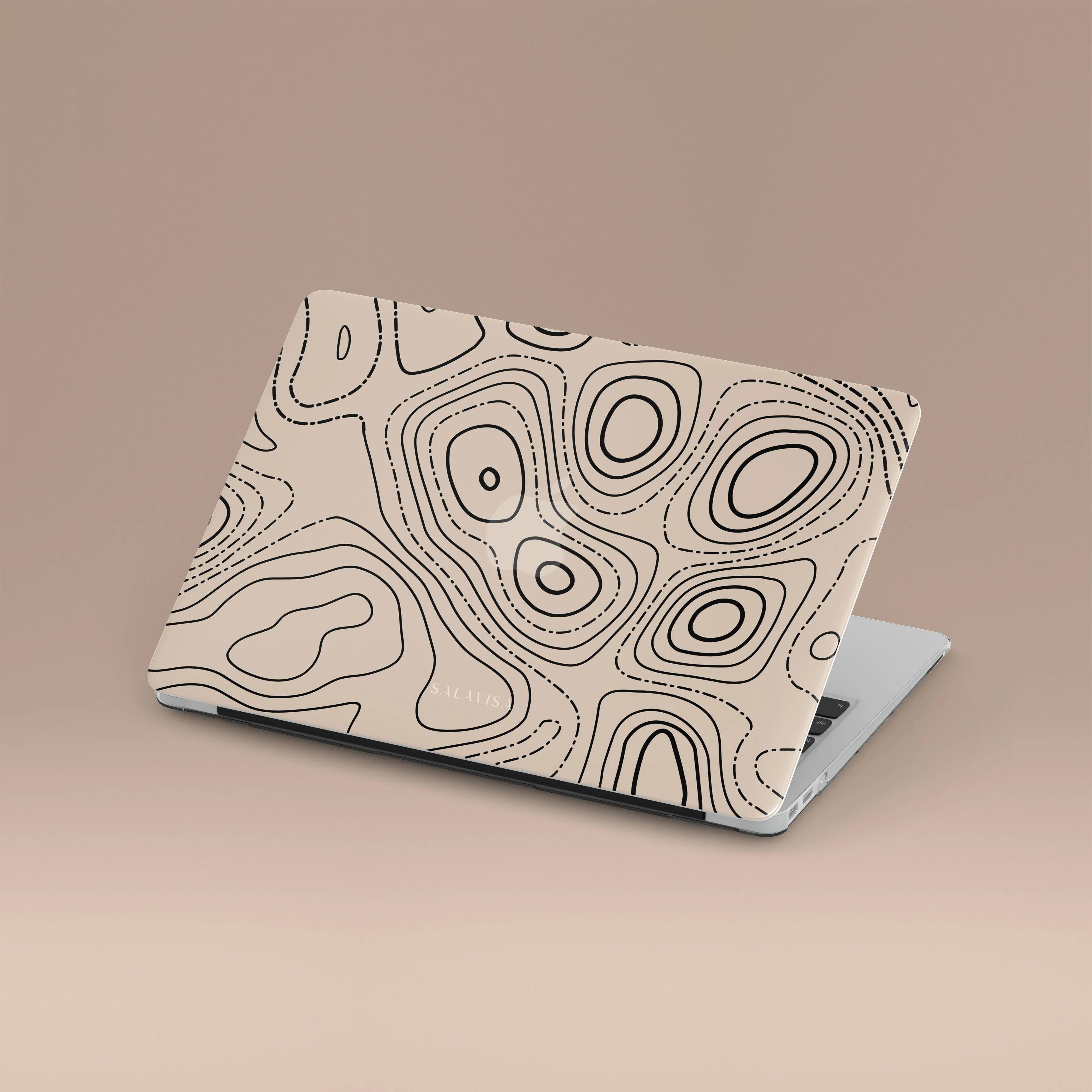 Unique Pattern Beige Terrain MacBook Case
