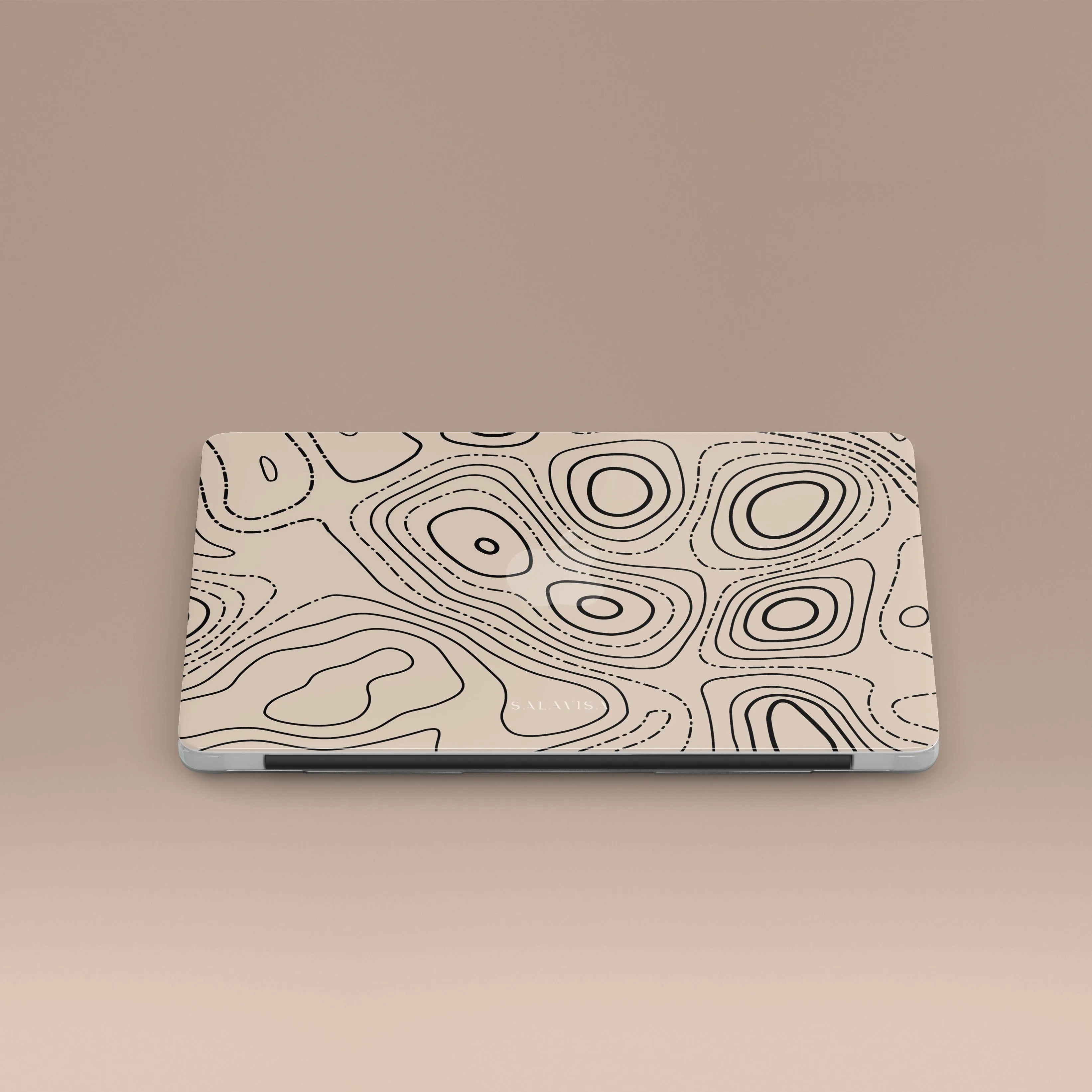 Beige Terrain MacBook Case Soft Feel