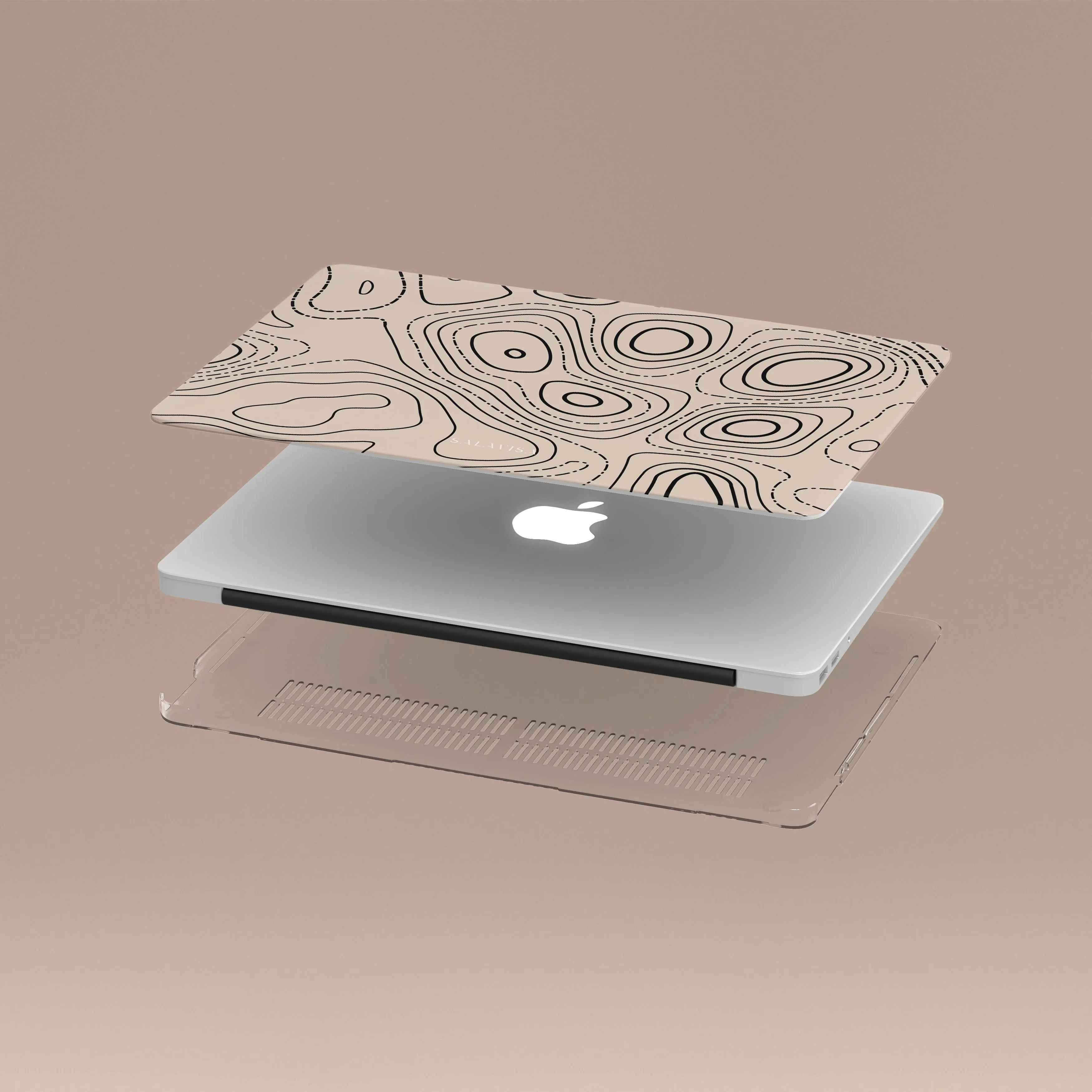 Beige Terrain MacBook Case Matte Finish