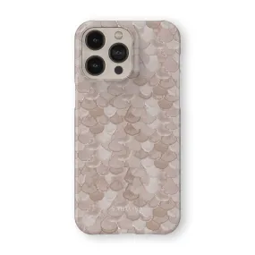 Beige Watercolor Reptile Phone Case Stylish Layer Texture