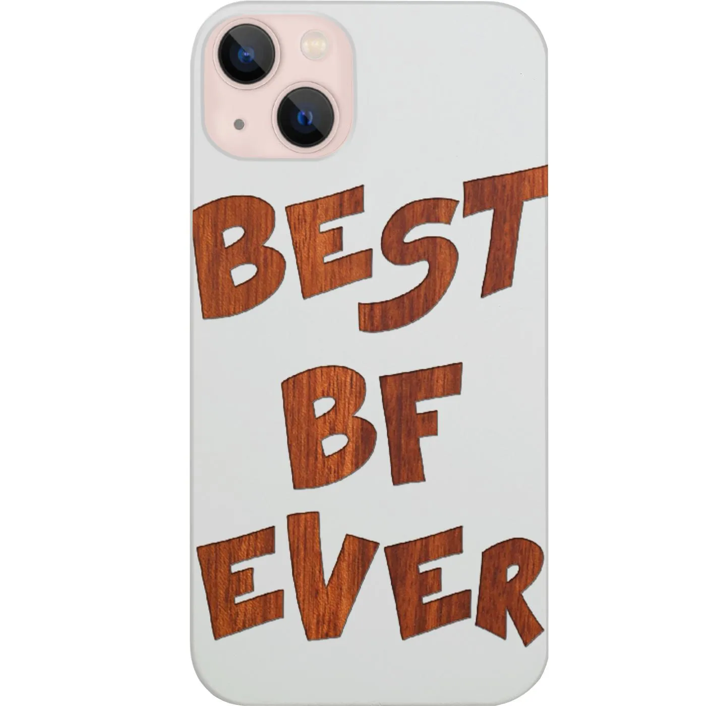 Best Bf Ever - Engraved Phone Case Non slip grip Rugged Surface Build