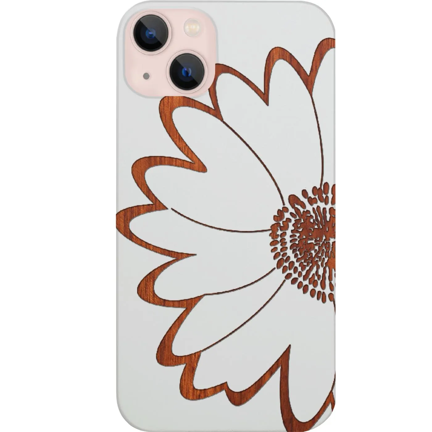 Big Flower - Engraved Phone Case Classic Look