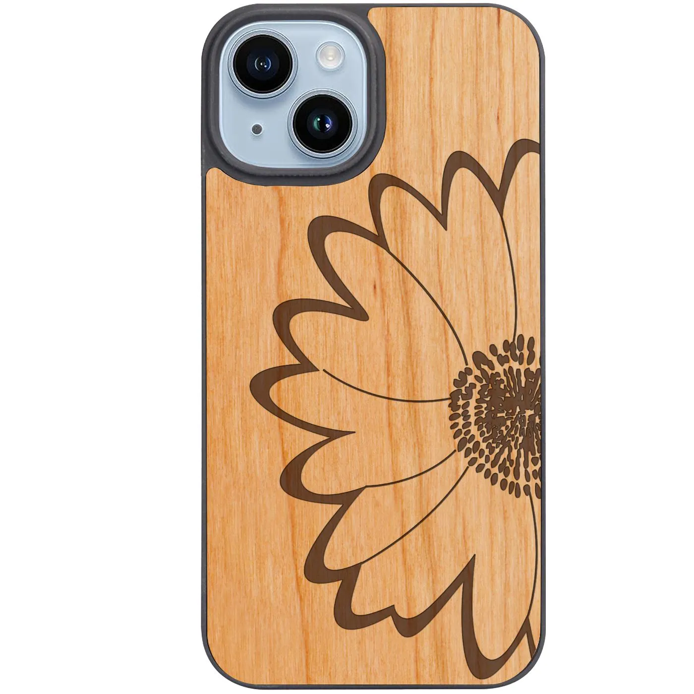 Everyday Use Big Flower - Engraved Phone Case