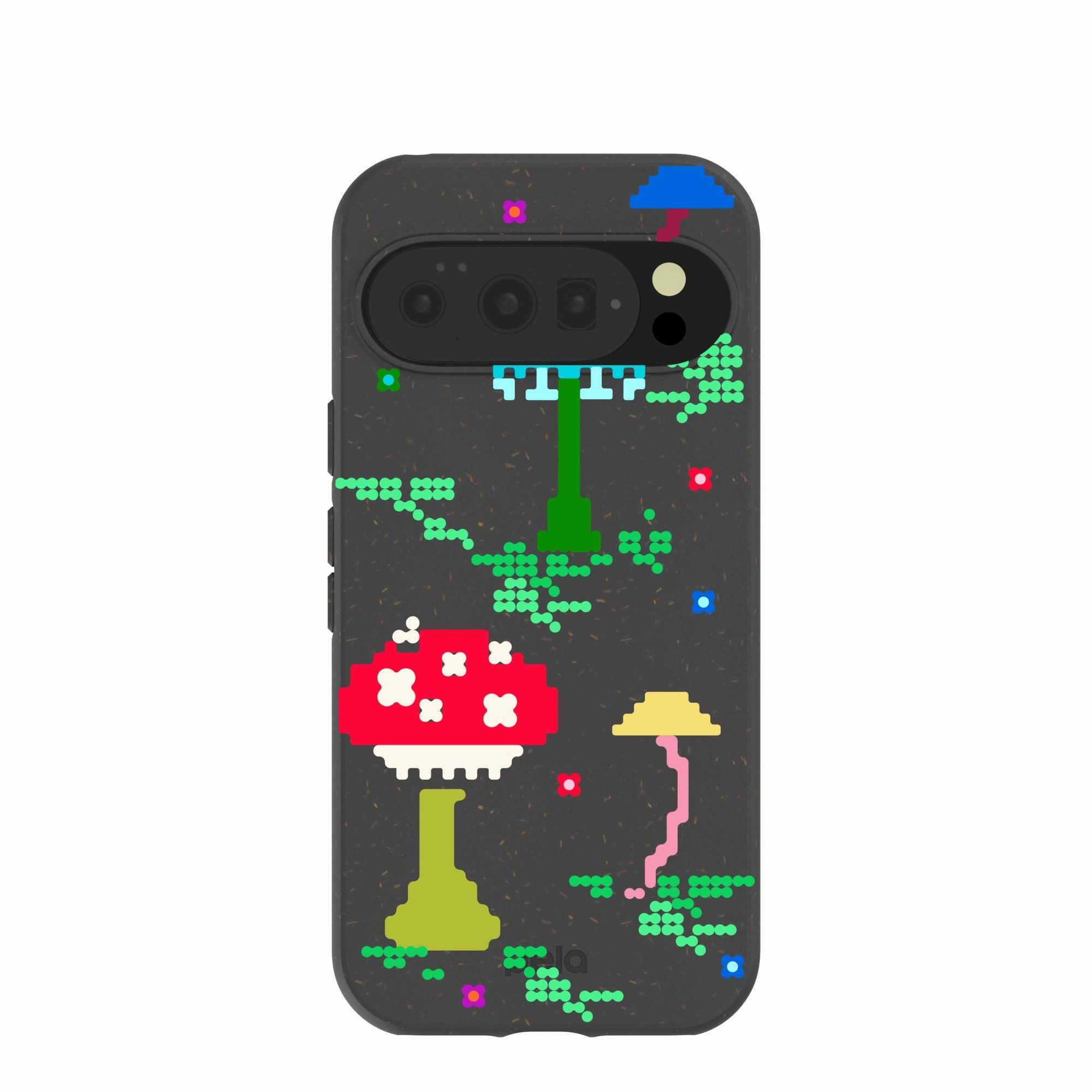 Sleek Detail Comfort Edge Layer Black Byte Bloom Google Pixel 10/10 Pro Case