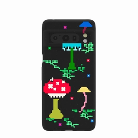 Durable Edge Texture Black Byte Bloom Google Pixel 8 Pro Case