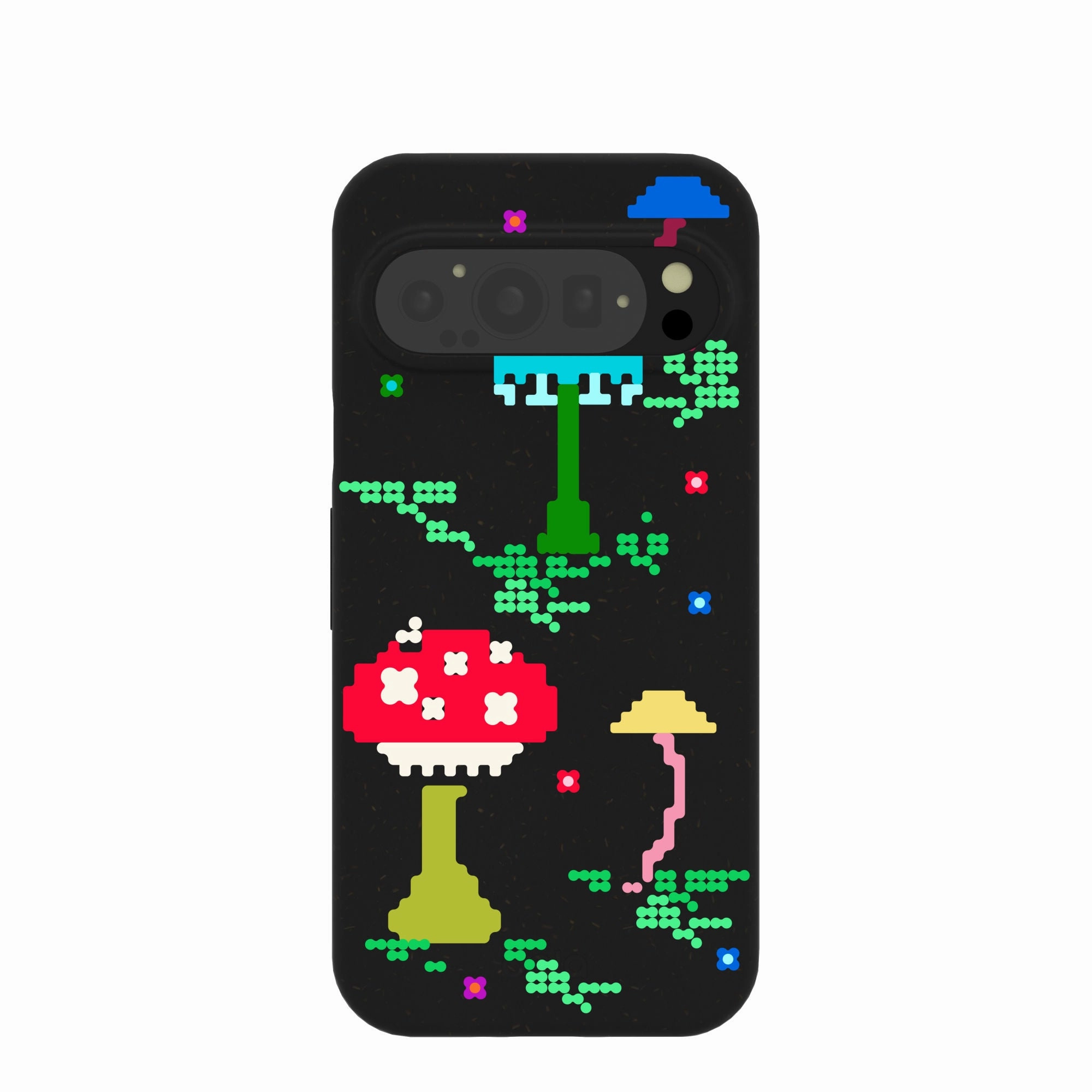 Vibrant Colors Black Byte Bloom Google Pixel 9/9 Pro Case