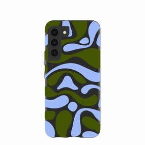 Portable Accessory Comfort Finish Layer Black Curve and Flow Samsung Galaxy S22 Case