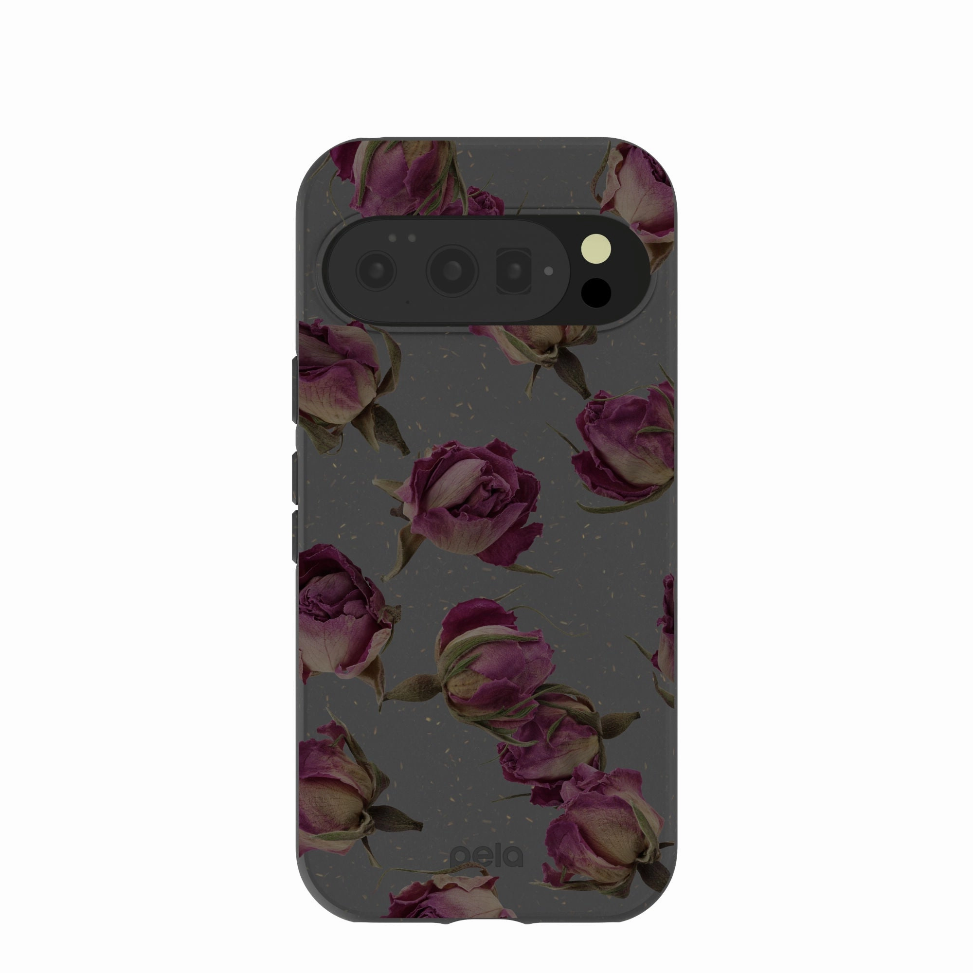 Black Dried Rosebuds Google Pixel 10/10 Pro Case Minimal Cover Trendy Layer