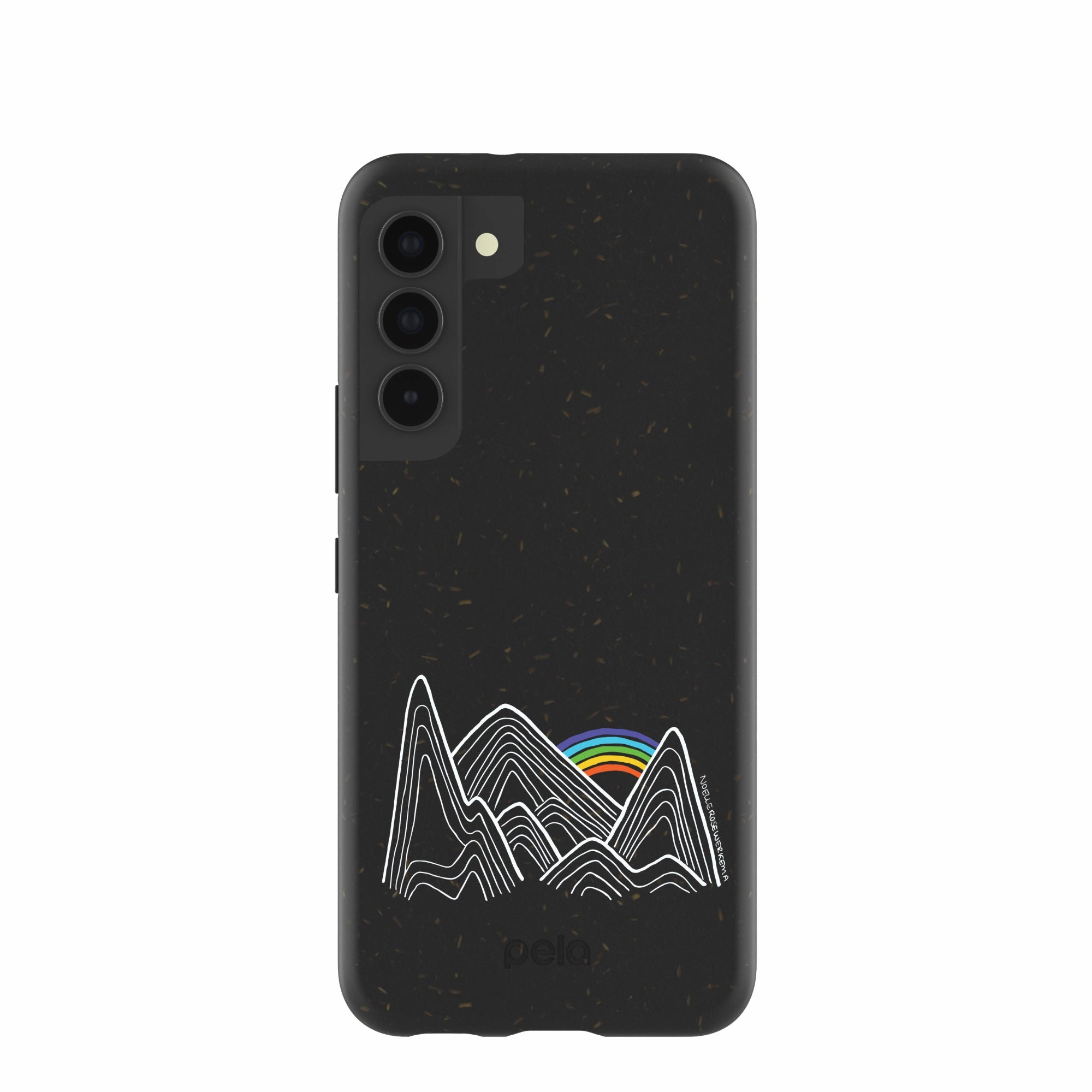 Trendy Design Black Elevation Samsung Galaxy S22 Case