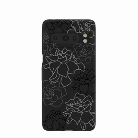 Enhanced grip Professional Style Black Gardenia Lines Google Pixel 8 Pro Case