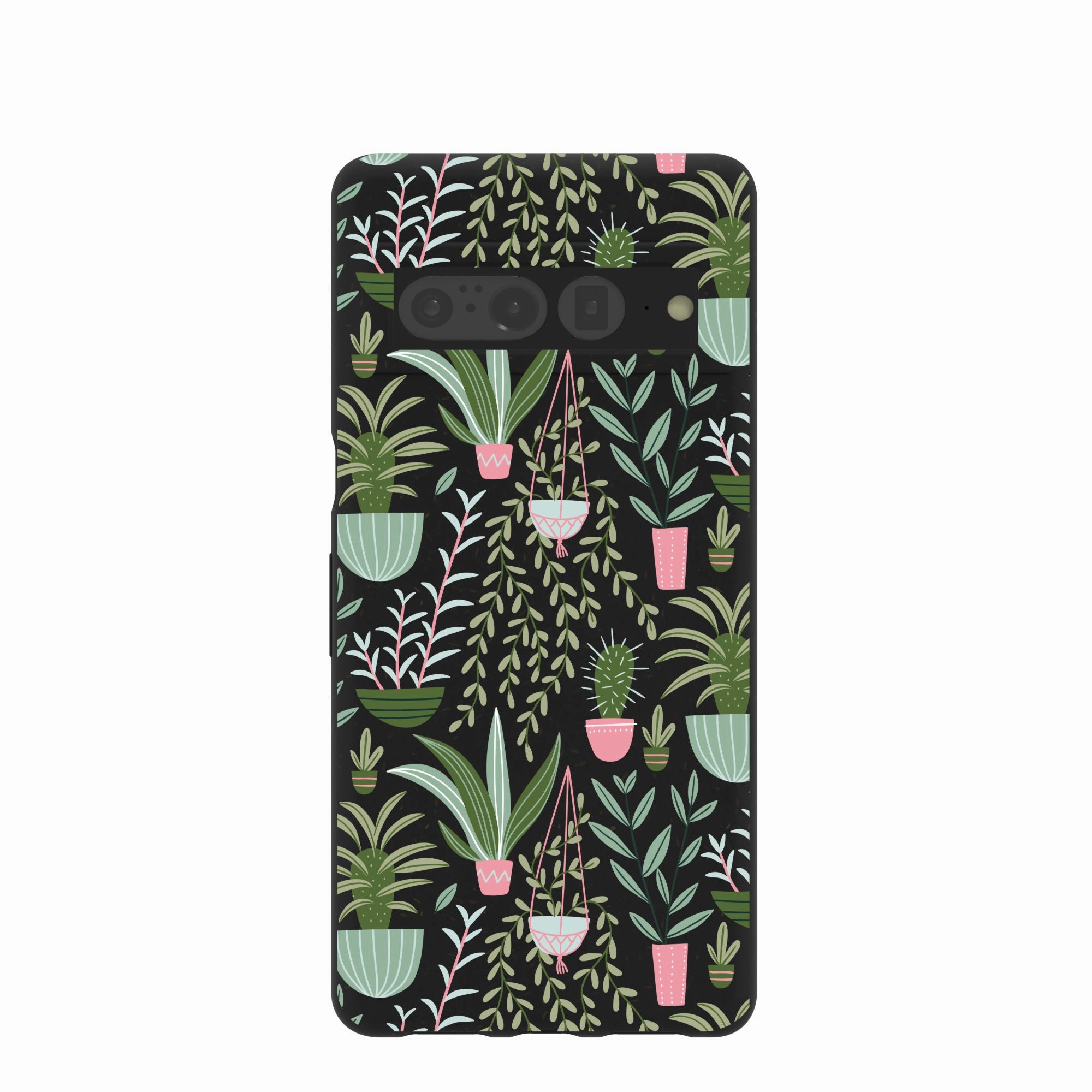 Black Indoor Garden Google Pixel 7 Pro Case Recyclable Material