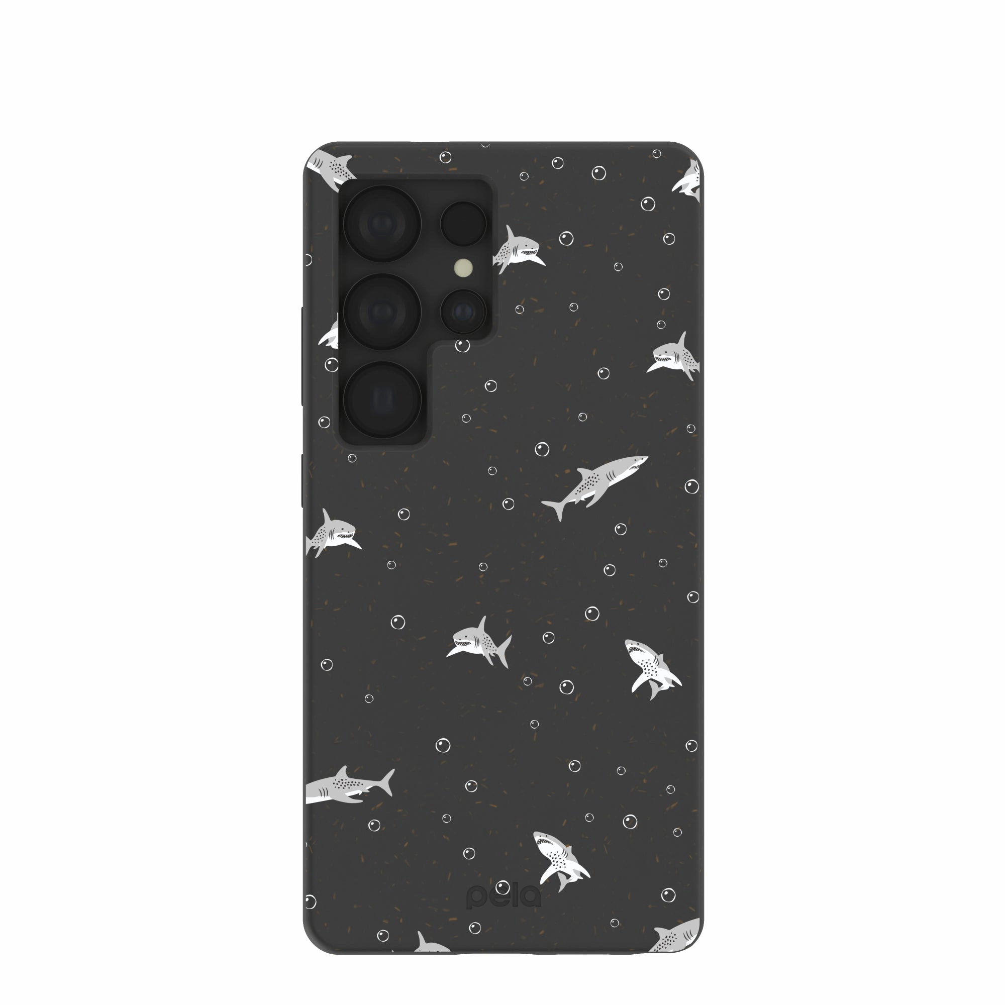 Black Lil Sharks Samsung Galaxy S25 Ultra Case Frosted Finish